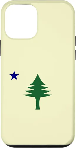 Vista 16 de Old Maine State Original Flag 1901 Pine Tree Case for iPhone 16