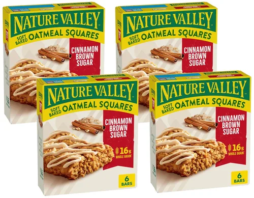 Vista 11 de Nature Valley – Cuadros de avena horneados suavemente, canela y azúcar moreno, 6 unidades, 7.44 OZ