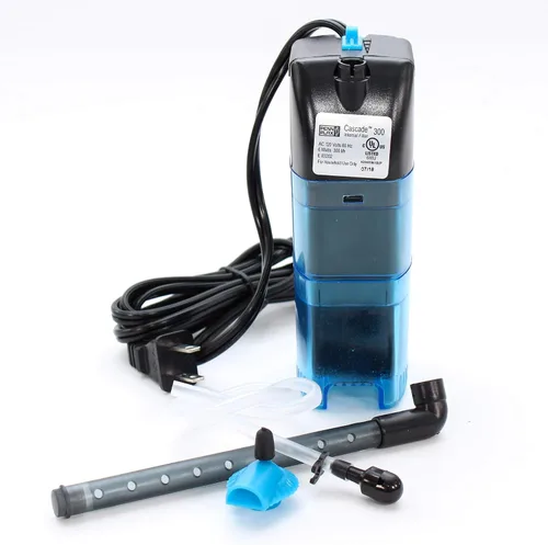 Vista 3 de Penn-Plax Cascade 300 Filtro Interno Completamente Sumergible – Proporciona Filtración Física, Biológica y Química para Acuarios y Tanques