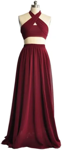 Vista 5 de Diydress - Falda larga de gasa para mujer, con lazo para verano, playa, fiesta de graduación, falda de cintura alta