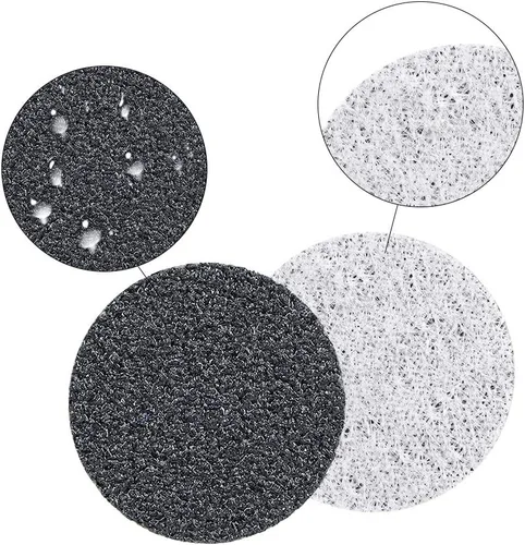 Vista 4 de uxcell Disco de lijado de gancho y bucle de 1 pulgada de carburo de silicio húmedo/seco grano 60/100/150 surtido 60 piezas Silicon Carbide