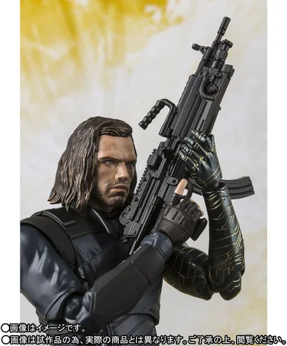 Vista 5 de TAMASHII NATIONS S.H. Figuarts Bucky & Tamashii Efecto Impacto Vengadores Infinity War