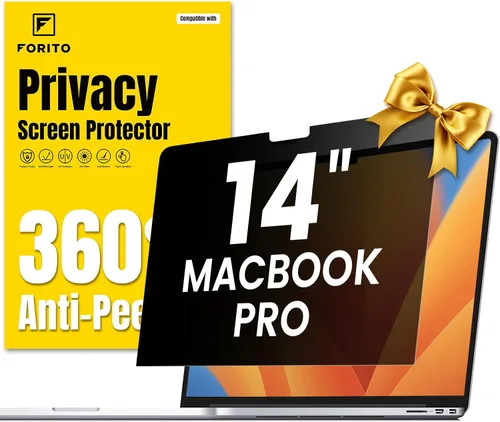 Vista 9 de F FORITO Protector de pantalla de privacidad de 360° compatible con MacBook Pro de 13 pulgadas (2016, 2017, 2018, 2019, 2020, 2021, 2022, M1, M2)