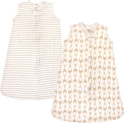 Vista 11 de Hudson Baby Saco de dormir sin mangas unisex de algodón entrelazado para bebé