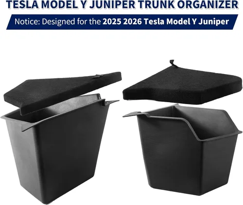 Vista 7 de Organizador de maletero Tesla modelo Y 2025-2026 Tesla Model Y contenedores