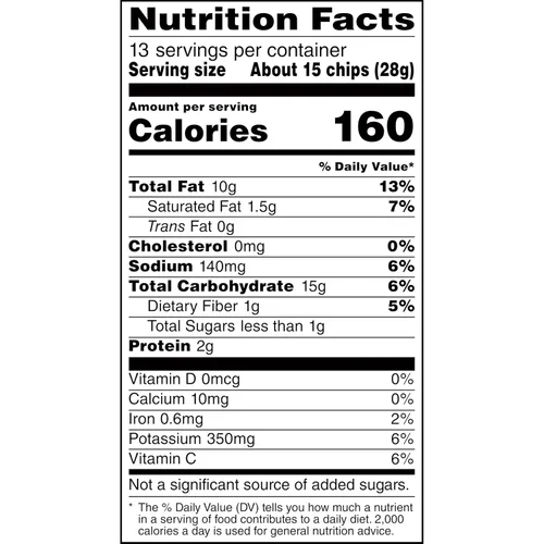 Vista 9 de Lay's Papas Fritas Clásicas, Papas Fritas Sin Gluten, Tamaño de Fiesta, Bolsa de 13 oz