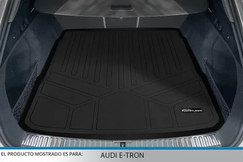 Vista 5 de SMARTLINER - Juego de alfombrillas y forro de carga de ajuste personalizado para todo tipo de clima, 2 filas, compatible con Audi e-tron S Sportback
