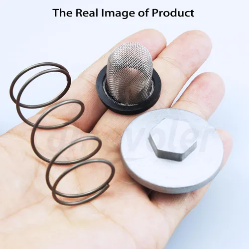 Vista 7 de Juego de filtros de tapón y tapa de drenaje de aceite para motocicleta, piezas de repuesto para motor GY6 de 50 cc, 125 cc, 150 cc, QMB139, 157QMJ
