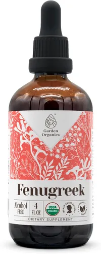 Vista 6 de Fenogreco USDA Extracto orgánico sin alcohol Suplemento dietético, tintura de alta potencia Fenogreco orgánico certificado natural