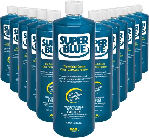 Vista 4 de Aclarador para el agua de piscinas Robarb Super Blue, 2 - unidades, Azul