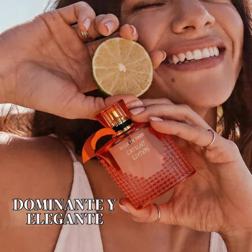 Vista 6 de AFLUXE Paris EXT - Perfume para mujer, 3.4 onzas líquidas, Eau De Parfum, elegante aroma Oud, rosa e iris, fragancia floral amaderada intensa