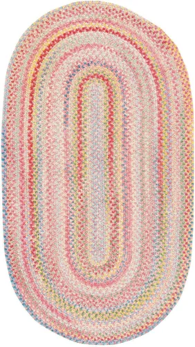 Vista 9 de Capel Rugs Baby's Breath - Alfombra ovalada trenzada (2 x 3 pulgadas), color natural