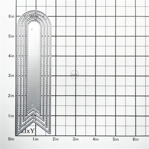 Vista 2 de DzIxY Troqueles de corte de metal con borde de encaje para kit de fabricación de tarjetas, troqueles de papel de relieve, plantillas de máquina de 10