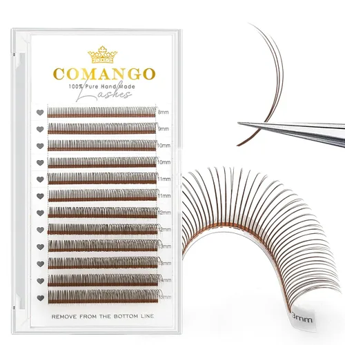 Vista 30 de CoMango Spikes - Extensiones de pestañas Flora 5D, color negro mate