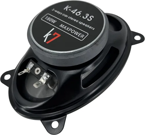 Vista 4 de AUDIOTEK 4X K7 Par de K-46.3s 4x6-pulgadas 4 "X6" 180w 3-Way Car Stereo Professional Sistema de altavoces de alto rendimiento - Paquete total de 360