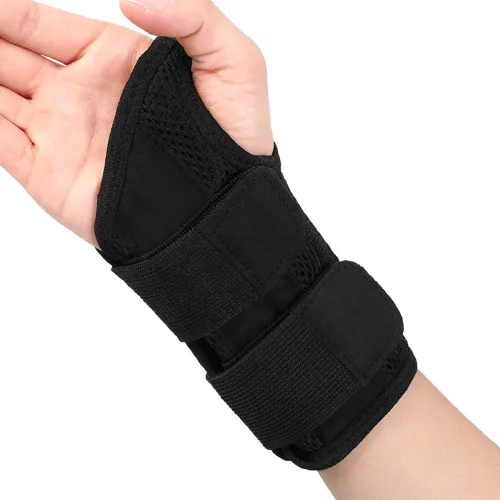 Vista 10 de Muñequera, férula para túnel carpiano, fijador de compresión para aliviar la artritis, tenosinovitis, dolor de muñeca, esguince deportivo