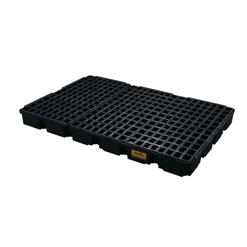 Vista 23 de Eagle Plataforma modular para derrames de un tambor, 26.25"x26"x6.5", sumidero de 15 galones, bandeja de contención de capacidad de carga de 2,000