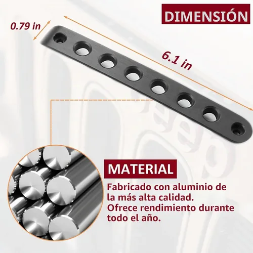 Vista 5 de Insertos de Cubierta de Manijas de Puerta Lateral Trim Compatible con Accesorios Jeep Wrangler JK JKU Liberty Sahara y Unlimited 2007-2018 Manijas
