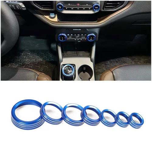 Vista 12 de Cubierta de perilla de interruptor de faros de aire acondicionado para 2021 2022 2023 2024 2025 Nuevo Ford Bronco 2/4 Puerta Interior Accesorios