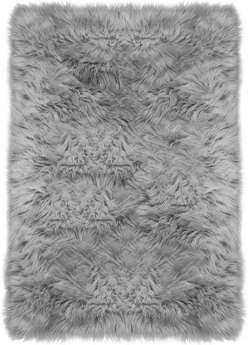 Vista 102 de Latepis - Alfombra rectangular de piel sintética tipo lana de oveja suave y esponjosa de estilo bohemio para sala de estar, dormitorio y residencias