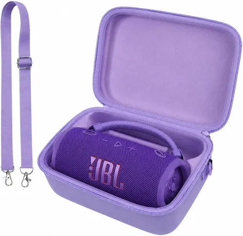 Vista 11 de Comecase - Funda rígida de viaje para JBL Charge 4/Charge 5 impermeable Bluetooth altavoz. Bolsa de almacenamiento para cargador y cable USB