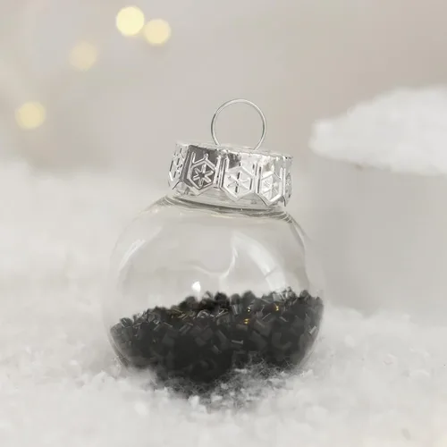 Vista 6 de Juego de adornos de Navidad, 32 piezas de bolas de Navidad de plástico transparente irrompibles para colgar en el árbol de Navidad