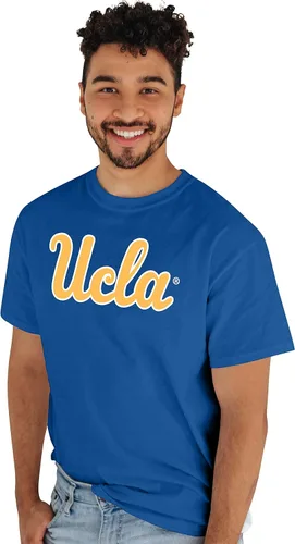 Vista 22 de Blue 84 Camiseta NCAA para hombre, icono de color del