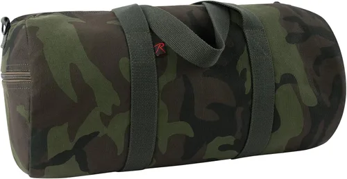 Vista 9 de Rothco Bolsa de Lona de Servicio Pesado para el Hombro Tipo Duffle - Bolsa Resistente de Equipo de Gimnasio y Viaje Gris carbón