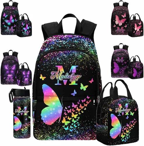 Vista 211 de Texto personalizado Elefante desgaste gafas mochila mochila mochila casual Daypack bolsa para mamá niñas, color86-4, Mochilas Daypack
