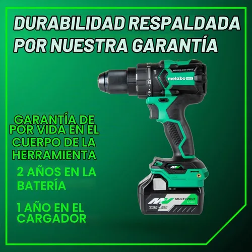 Vista 15 de Metabo HPT Kit de taladro de martillo inalámbrico MultiVolt™ de 36 V sin escobillas de 1/2 pulgada, kit de taladro eléctrico con baterías Metabo
