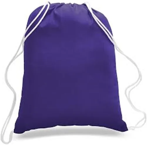 Vista 7 de ToteBagFactory Bolsas de algodón con precio promocional Mochilas Arte Artesanía, Rosa encendido, Cordón
