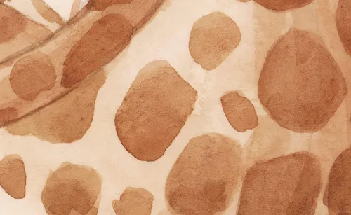 Vista 6 de Papel tapiz infantil con diseño de animales del bosque con casa del árbol