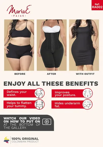 Vista 5 de MARIAE FAJAS Colombianas - Faja con control de abdomen para mujer