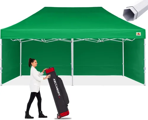 Vista 16 de ABCCANOPY - Tienda de campaña con dosel de primera calidad, sombra instantánea comercial, 10 x 15, serie premium, gris
