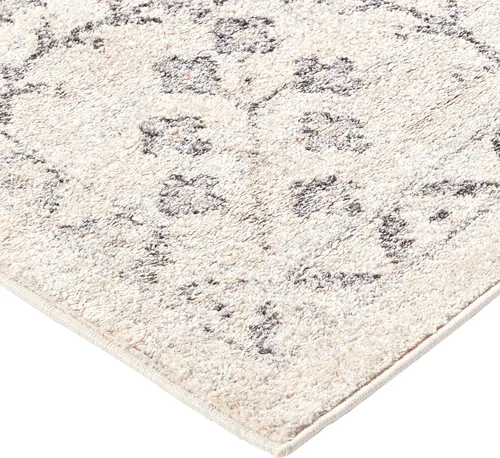 Vista 3 de nuLOOM Alfombra vintage tribal Bessie de 8 x 10, color plateado