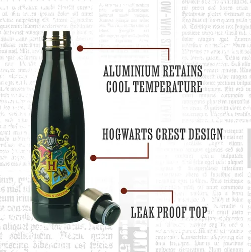 Vista 2 de Harry Potter Hogwarts - Botella de agua de aluminio con licencia