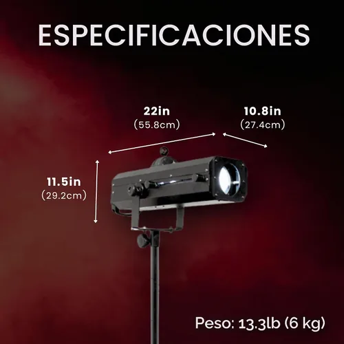 Vista 3 de CHAUVET DJ Iluminación LED SIGUE SPOT 75 ST