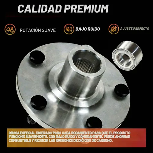 Vista 3 de 930-400 Conjunto de cubo de rodamiento de rueda delantera de 5 orejetas para Lexus ES330 ES350 Toyota Avalon Camry Venza Sienna Solara Highlander