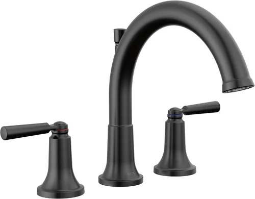 Vista 7 de Delta Saylor T2735-CZ - Grifo de bañera de oro cepillado, bronce champán T2735-CZ (válvula no incluida)