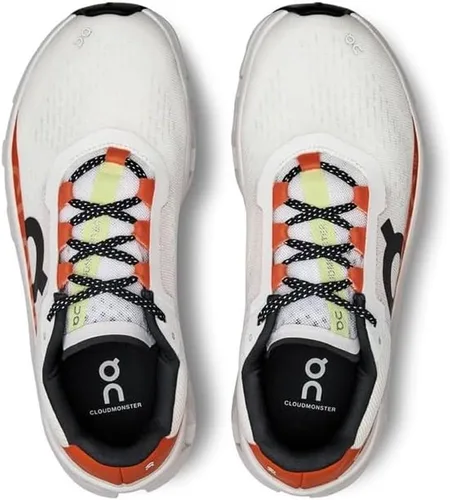 Vista 2 de On Cloudmonster 61.98083 - Tenis de correr para mujer, talla 9.5, Blanco sin teñir Llama