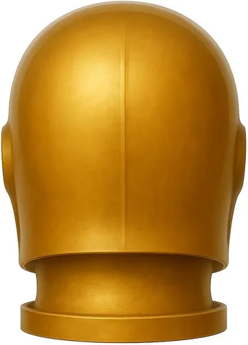 Vista 3 de Karc Casco Daft Punk de resina para hombre, accesorios de disfraz de Thomas Guy Manuel para fanáticos, colección Halloween Cosplay