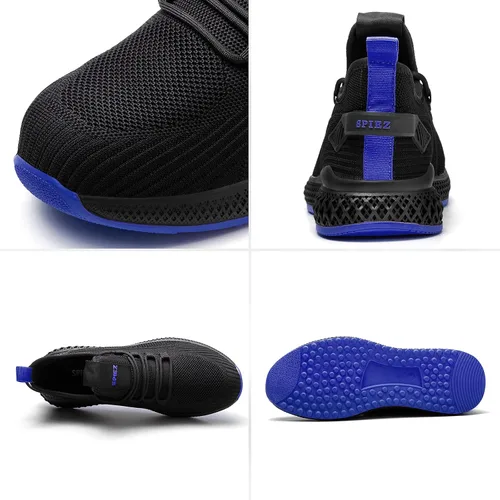 Vista 4 de SPIEZ Unisex Safety Shoes with Composite Toe Cap, Puncture Proof Lightweight Work Shoes for Men and Women, Slip on Fashion Sneakers for Work and