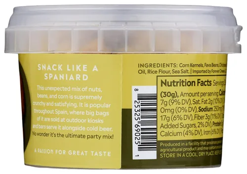 Vista 3 de Mitica Spanish Cocktail Creative Snack Mix en mini tina, vegano, 3.53 onzas (paquete de 12)