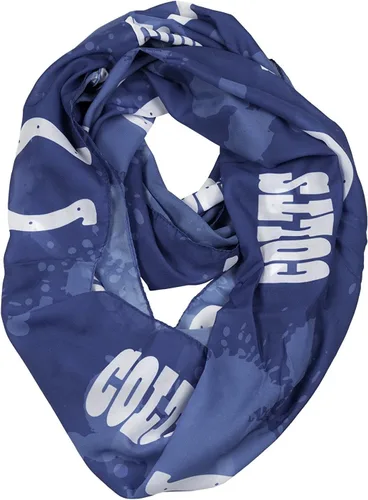 Vista 11 de Littlearth NFL unisex-adult Silky Splatter Print Infinity Scarf marino