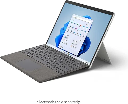 Vista 2 de Microsoft Tablet Surface Pro 8, LTE, Intel i5-1145G7, 16 GB de RAM, SSD de 256 GB, gráficos Intel UHD, pantalla táctil de 13 pulgadas, computadora