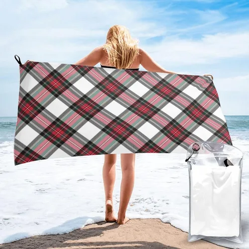 Vista 10 de Toalla de playa de microfibra, de gran tamaño, secado rápido (31.5 x 63 pulgadas), a prueba de arena, absorbentes, compactas, manta de playa, toalla
