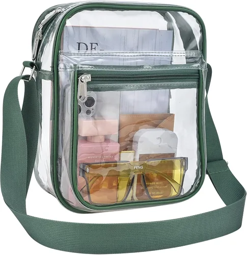 Vista 25 de USPECLARE Clear Bag for Stadium Events Clear Messenger Bag for Men and Women
