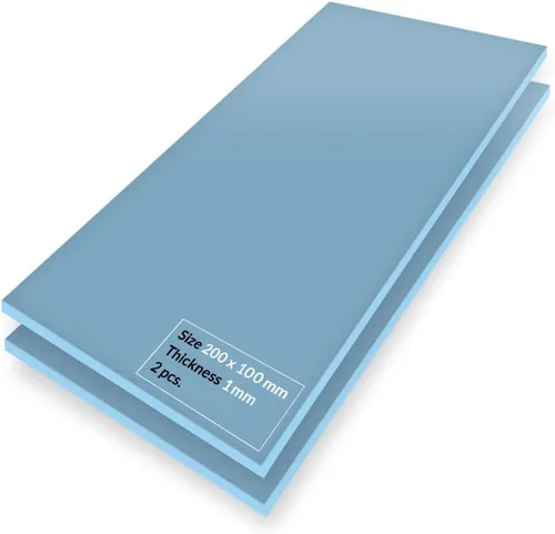 Vista 8 de ARCTIC TP-3: Almohadilla térmica de rendimiento premium, 7.874 x 3.937 x 0.059 in (apilable hasta 0.079 in sin pérdida de rendimiento), 2 piezas