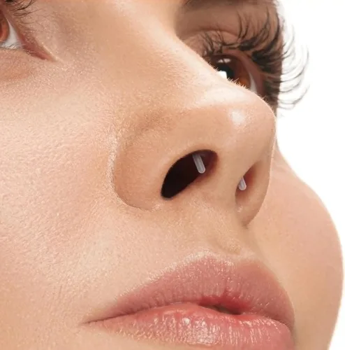 Vista 5 de D.Bella Retenedor de tabique transparente 14G 16G Flexible Septum Piercing Retenedor Plástico Acrílico Forma U Anillos Piercing Retenedor