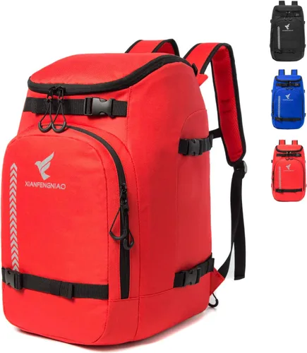 Vista 14 de Ski Boot Bag,50L/70L Waterproof Skiing Boot Travel Backpack for Snowboard Boots, Ski Helmet, Goggles, Gloves, Skis, Snowboard & Accessories for
